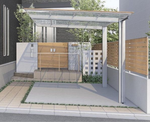 アーキフィットプラス カーポート Toex 福井県福井市のエクステリア 株式会社オーエスジー デザイン